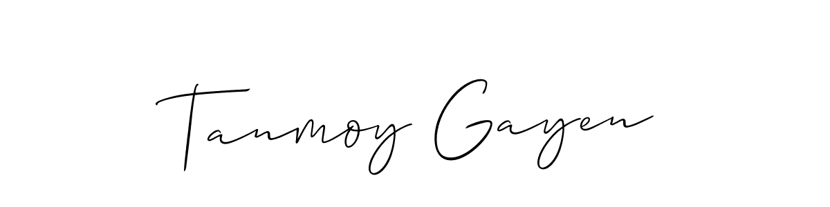 This is the best signature style for the Tanmoy Gayen name. Also you like these signature font (Allison_Script). Mix name signature. Tanmoy Gayen signature style 2 images and pictures png