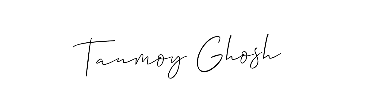 Use a signature maker to create a handwritten signature online. With this signature software, you can design (Allison_Script) your own signature for name Tanmoy Ghosh. Tanmoy Ghosh signature style 2 images and pictures png