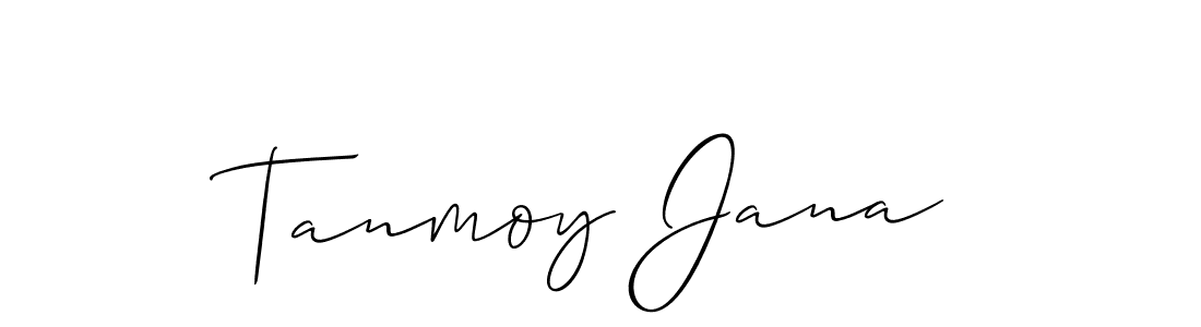 Also we have Tanmoy Jana name is the best signature style. Create professional handwritten signature collection using Allison_Script autograph style. Tanmoy Jana signature style 2 images and pictures png