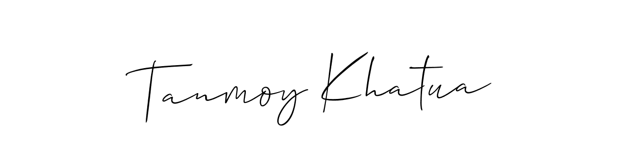 This is the best signature style for the Tanmoy Khatua name. Also you like these signature font (Allison_Script). Mix name signature. Tanmoy Khatua signature style 2 images and pictures png