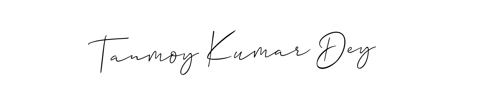 Make a short Tanmoy Kumar Dey signature style. Manage your documents anywhere anytime using Allison_Script. Create and add eSignatures, submit forms, share and send files easily. Tanmoy Kumar Dey signature style 2 images and pictures png