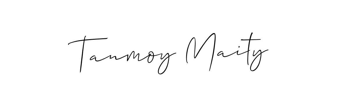 Tanmoy Maity stylish signature style. Best Handwritten Sign (Allison_Script) for my name. Handwritten Signature Collection Ideas for my name Tanmoy Maity. Tanmoy Maity signature style 2 images and pictures png