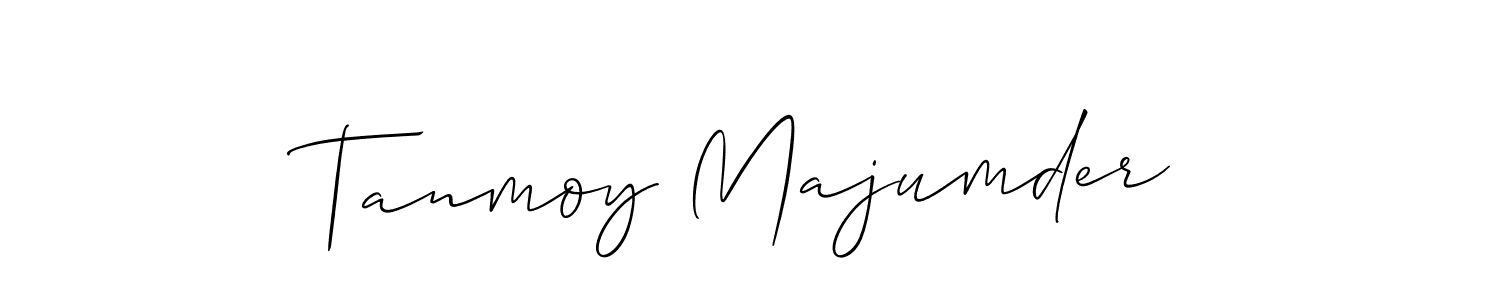 Use a signature maker to create a handwritten signature online. With this signature software, you can design (Allison_Script) your own signature for name Tanmoy Majumder. Tanmoy Majumder signature style 2 images and pictures png