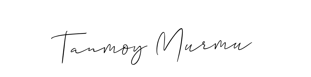 Create a beautiful signature design for name Tanmoy Murmu. With this signature (Allison_Script) fonts, you can make a handwritten signature for free. Tanmoy Murmu signature style 2 images and pictures png