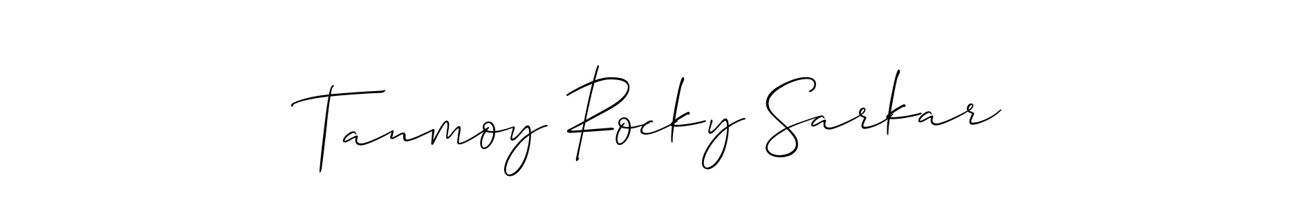 Best and Professional Signature Style for Tanmoy Rocky Sarkar. Allison_Script Best Signature Style Collection. Tanmoy Rocky Sarkar signature style 2 images and pictures png