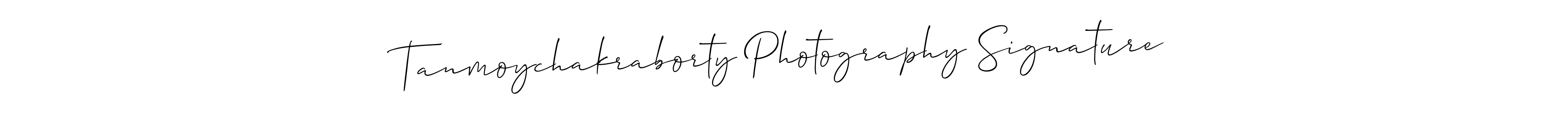 Create a beautiful signature design for name Tanmoychakraborty Photography Signature. With this signature (Allison_Script) fonts, you can make a handwritten signature for free. Tanmoychakraborty Photography Signature signature style 2 images and pictures png