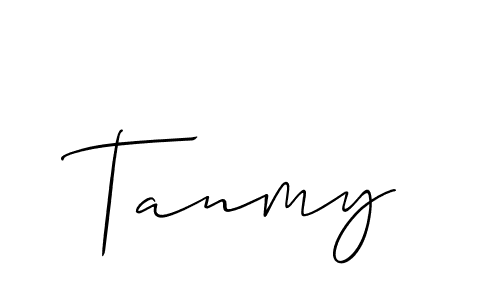 How to make Tanmy signature? Allison_Script is a professional autograph style. Create handwritten signature for Tanmy name. Tanmy signature style 2 images and pictures png