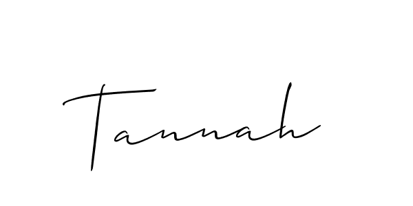 The best way (Allison_Script) to make a short signature is to pick only two or three words in your name. The name Tannah include a total of six letters. For converting this name. Tannah signature style 2 images and pictures png