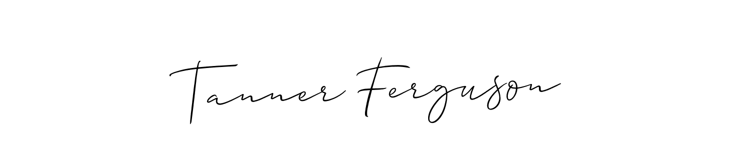 Similarly Allison_Script is the best handwritten signature design. Signature creator online .You can use it as an online autograph creator for name Tanner Ferguson. Tanner Ferguson signature style 2 images and pictures png