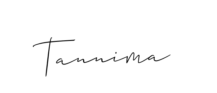 The best way (Allison_Script) to make a short signature is to pick only two or three words in your name. The name Tannima include a total of six letters. For converting this name. Tannima signature style 2 images and pictures png