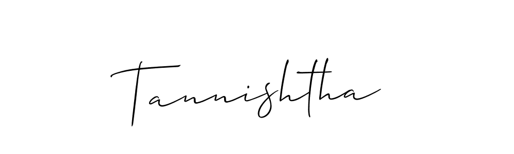 You should practise on your own different ways (Allison_Script) to write your name (Tannishtha) in signature. don't let someone else do it for you. Tannishtha signature style 2 images and pictures png