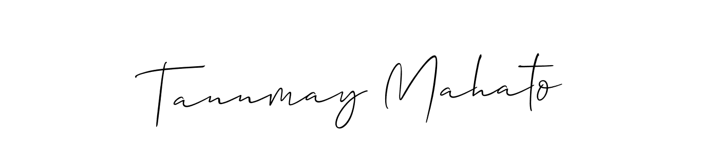 Design your own signature with our free online signature maker. With this signature software, you can create a handwritten (Allison_Script) signature for name Tannmay Mahato. Tannmay Mahato signature style 2 images and pictures png