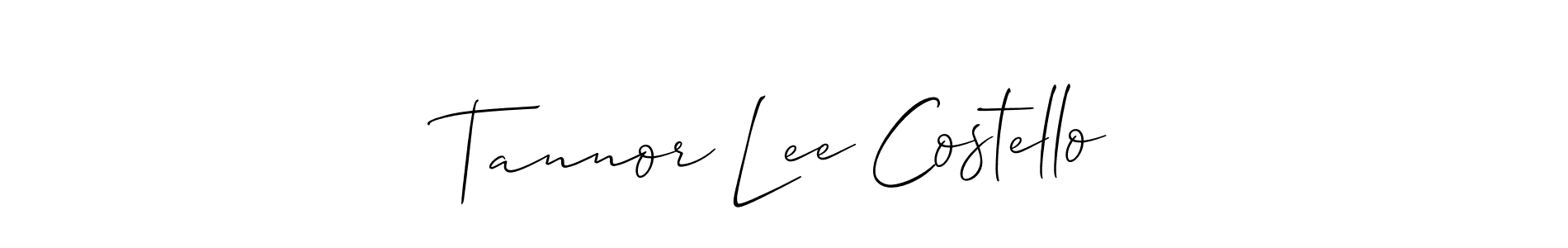 Make a beautiful signature design for name Tannor Lee Costello. Use this online signature maker to create a handwritten signature for free. Tannor Lee Costello signature style 2 images and pictures png