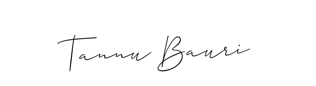 Also we have Tannu Bauri name is the best signature style. Create professional handwritten signature collection using Allison_Script autograph style. Tannu Bauri signature style 2 images and pictures png