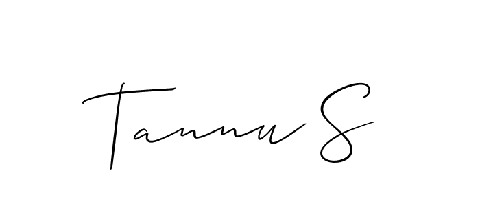Make a short Tannu S signature style. Manage your documents anywhere anytime using Allison_Script. Create and add eSignatures, submit forms, share and send files easily. Tannu S signature style 2 images and pictures png