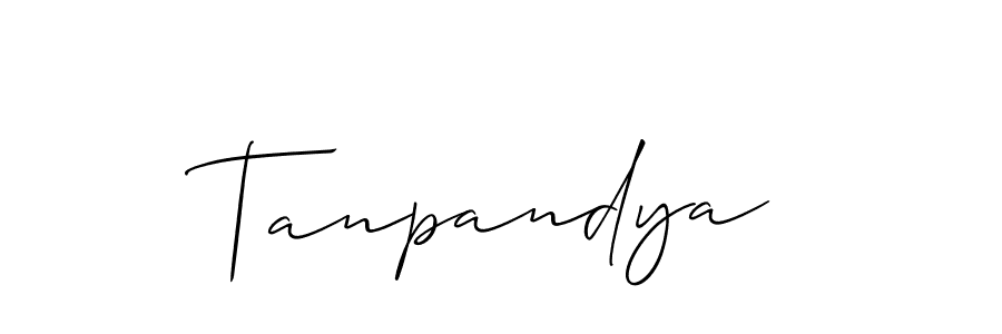 Make a beautiful signature design for name Tanpandya. Use this online signature maker to create a handwritten signature for free. Tanpandya signature style 2 images and pictures png