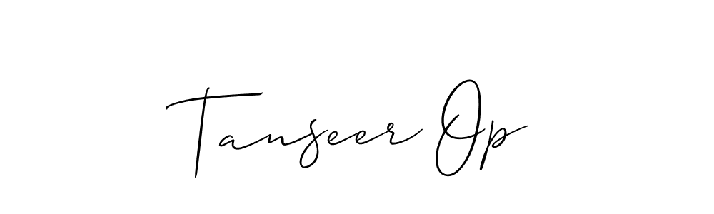 Make a beautiful signature design for name Tanseer Op. Use this online signature maker to create a handwritten signature for free. Tanseer Op signature style 2 images and pictures png