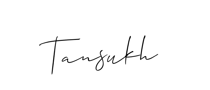 if you are searching for the best signature style for your name Tansukh. so please give up your signature search. here we have designed multiple signature styles  using Allison_Script. Tansukh signature style 2 images and pictures png