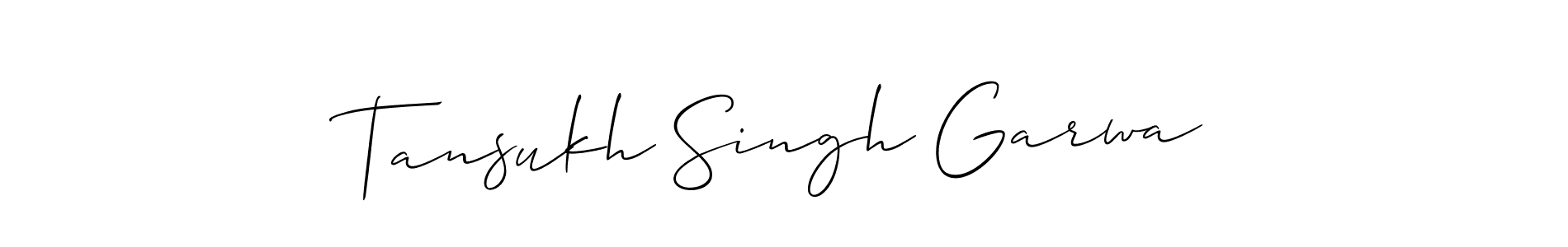 Make a beautiful signature design for name Tansukh Singh Garwa. Use this online signature maker to create a handwritten signature for free. Tansukh Singh Garwa signature style 2 images and pictures png
