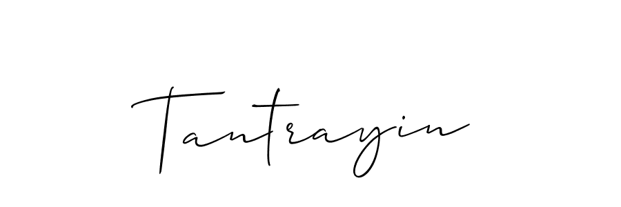 Create a beautiful signature design for name Tantrayin. With this signature (Allison_Script) fonts, you can make a handwritten signature for free. Tantrayin signature style 2 images and pictures png