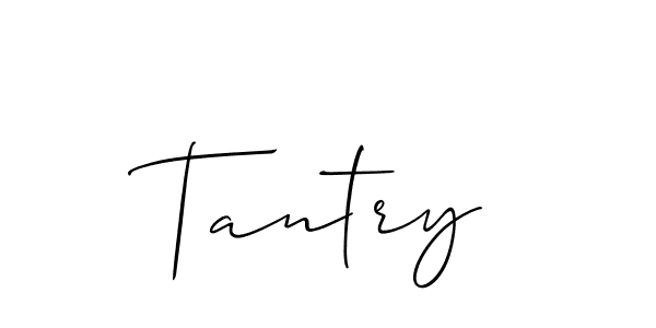 How to make Tantry signature? Allison_Script is a professional autograph style. Create handwritten signature for Tantry name. Tantry signature style 2 images and pictures png