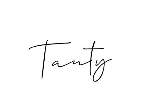 if you are searching for the best signature style for your name Tanty. so please give up your signature search. here we have designed multiple signature styles  using Allison_Script. Tanty signature style 2 images and pictures png