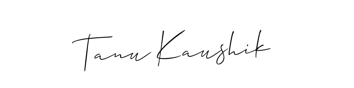 How to Draw Tanu Kaushik signature style? Allison_Script is a latest design signature styles for name Tanu Kaushik. Tanu Kaushik signature style 2 images and pictures png