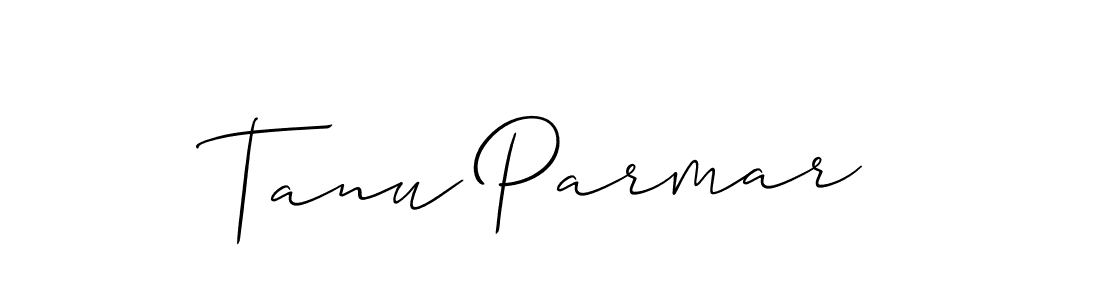 Once you've used our free online signature maker to create your best signature Allison_Script style, it's time to enjoy all of the benefits that Tanu Parmar name signing documents. Tanu Parmar signature style 2 images and pictures png