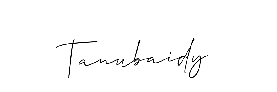 Make a beautiful signature design for name Tanubaidy. Use this online signature maker to create a handwritten signature for free. Tanubaidy signature style 2 images and pictures png