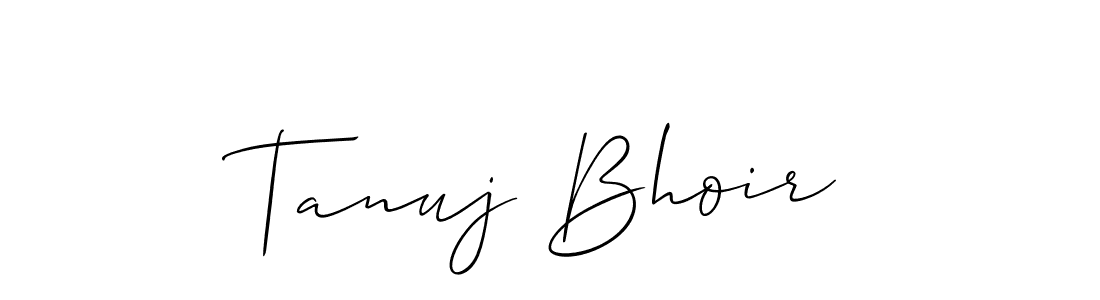 Make a beautiful signature design for name Tanuj Bhoir. Use this online signature maker to create a handwritten signature for free. Tanuj Bhoir signature style 2 images and pictures png