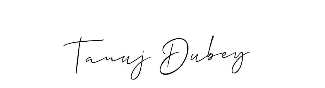 if you are searching for the best signature style for your name Tanuj Dubey. so please give up your signature search. here we have designed multiple signature styles  using Allison_Script. Tanuj Dubey signature style 2 images and pictures png