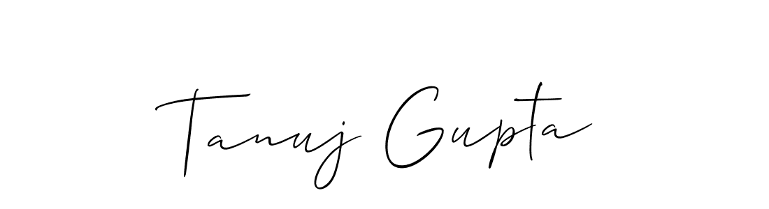 Also You can easily find your signature by using the search form. We will create Tanuj Gupta name handwritten signature images for you free of cost using Allison_Script sign style. Tanuj Gupta signature style 2 images and pictures png