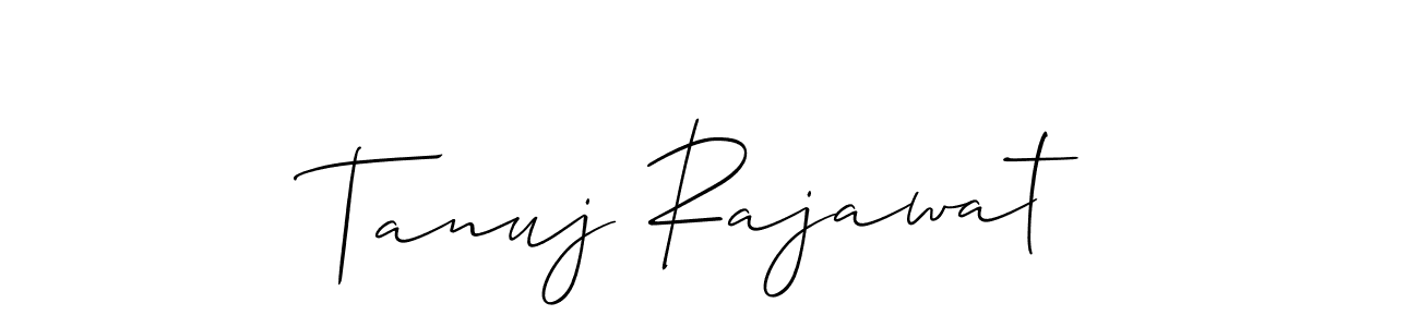 Best and Professional Signature Style for Tanuj Rajawat. Allison_Script Best Signature Style Collection. Tanuj Rajawat signature style 2 images and pictures png