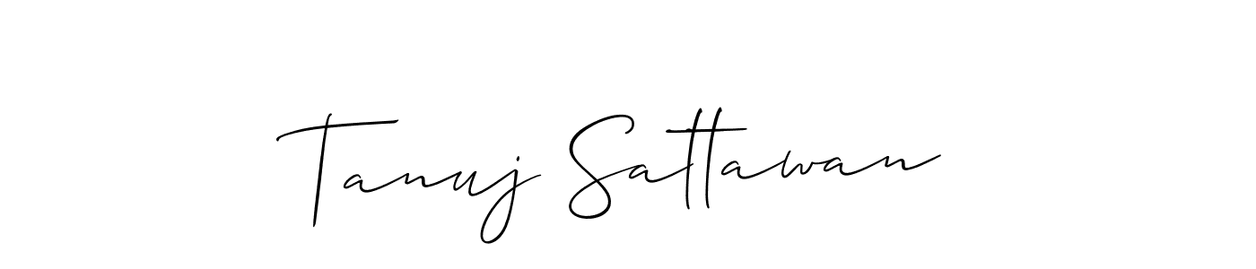 Make a beautiful signature design for name Tanuj Sattawan. Use this online signature maker to create a handwritten signature for free. Tanuj Sattawan signature style 2 images and pictures png