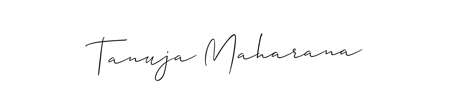 Once you've used our free online signature maker to create your best signature Allison_Script style, it's time to enjoy all of the benefits that Tanuja Maharana name signing documents. Tanuja Maharana signature style 2 images and pictures png