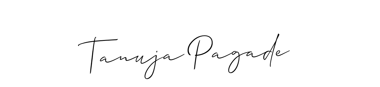 Check out images of Autograph of Tanuja Pagade name. Actor Tanuja Pagade Signature Style. Allison_Script is a professional sign style online. Tanuja Pagade signature style 2 images and pictures png