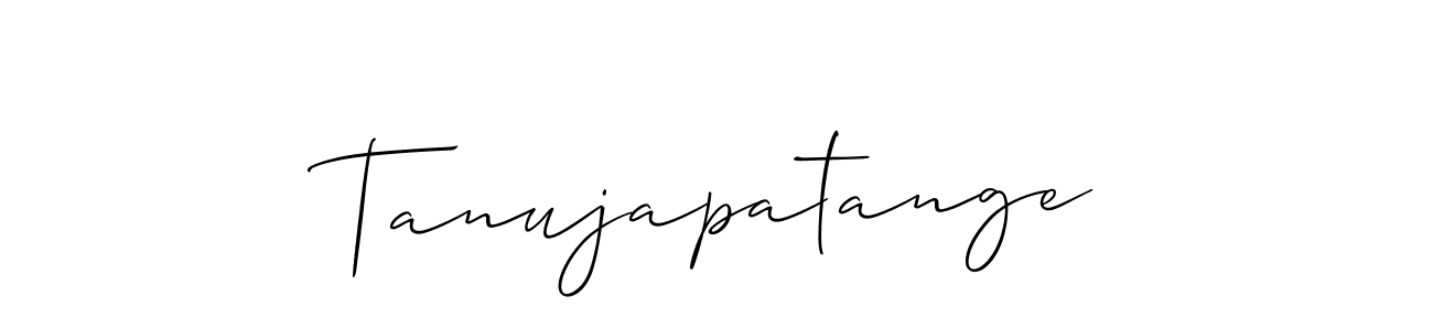 Make a short Tanujapatange signature style. Manage your documents anywhere anytime using Allison_Script. Create and add eSignatures, submit forms, share and send files easily. Tanujapatange signature style 2 images and pictures png