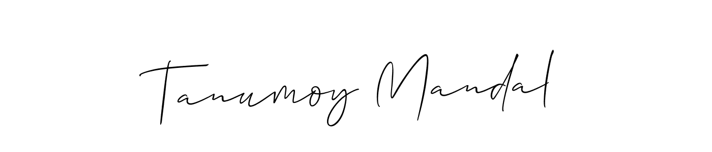 Design your own signature with our free online signature maker. With this signature software, you can create a handwritten (Allison_Script) signature for name Tanumoy Mandal. Tanumoy Mandal signature style 2 images and pictures png