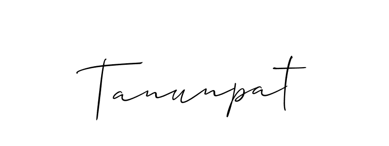 Also You can easily find your signature by using the search form. We will create Tanunpat name handwritten signature images for you free of cost using Allison_Script sign style. Tanunpat signature style 2 images and pictures png