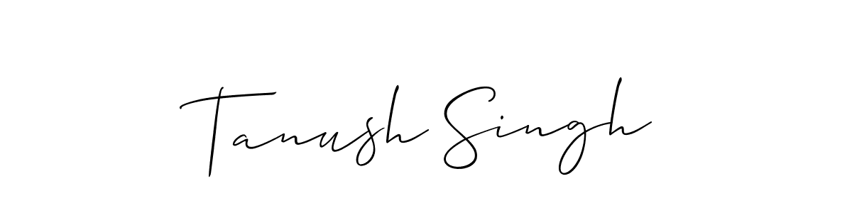 Once you've used our free online signature maker to create your best signature Allison_Script style, it's time to enjoy all of the benefits that Tanush Singh name signing documents. Tanush Singh signature style 2 images and pictures png