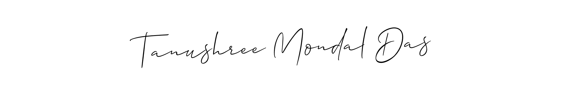 Tanushree Mondal Das stylish signature style. Best Handwritten Sign (Allison_Script) for my name. Handwritten Signature Collection Ideas for my name Tanushree Mondal Das. Tanushree Mondal Das signature style 2 images and pictures png