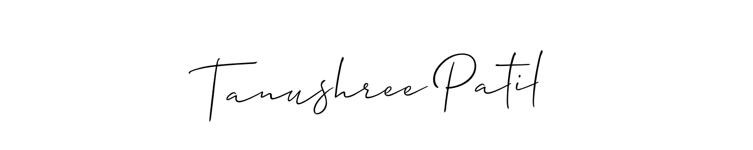 How to Draw Tanushree Patil signature style? Allison_Script is a latest design signature styles for name Tanushree Patil. Tanushree Patil signature style 2 images and pictures png