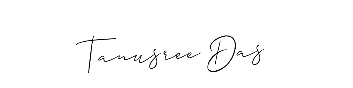 How to Draw Tanusree Das signature style? Allison_Script is a latest design signature styles for name Tanusree Das. Tanusree Das signature style 2 images and pictures png
