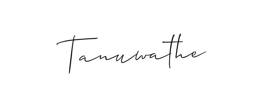 You can use this online signature creator to create a handwritten signature for the name Tanuwathe. This is the best online autograph maker. Tanuwathe signature style 2 images and pictures png