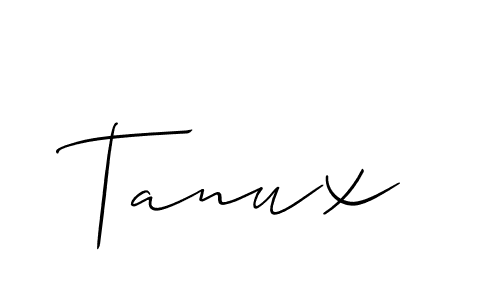 Make a short Tanux signature style. Manage your documents anywhere anytime using Allison_Script. Create and add eSignatures, submit forms, share and send files easily. Tanux signature style 2 images and pictures png