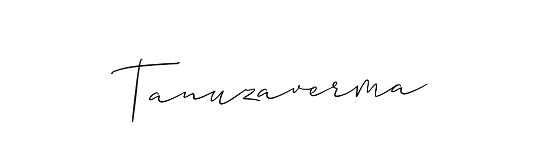 Make a beautiful signature design for name Tanuzaverma. Use this online signature maker to create a handwritten signature for free. Tanuzaverma signature style 2 images and pictures png