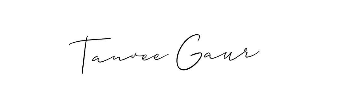 Also You can easily find your signature by using the search form. We will create Tanvee Gaur name handwritten signature images for you free of cost using Allison_Script sign style. Tanvee Gaur signature style 2 images and pictures png