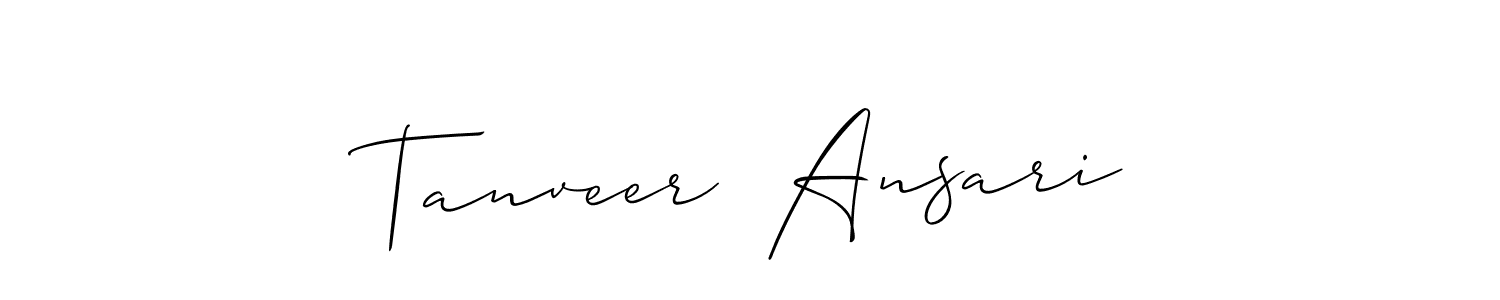Check out images of Autograph of Tanveer  Ansari name. Actor Tanveer  Ansari Signature Style. Allison_Script is a professional sign style online. Tanveer  Ansari signature style 2 images and pictures png