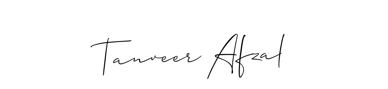 The best way (Allison_Script) to make a short signature is to pick only two or three words in your name. The name Tanveer Afzal include a total of six letters. For converting this name. Tanveer Afzal signature style 2 images and pictures png