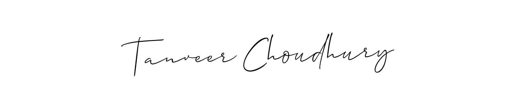 Similarly Allison_Script is the best handwritten signature design. Signature creator online .You can use it as an online autograph creator for name Tanveer Choudhury. Tanveer Choudhury signature style 2 images and pictures png